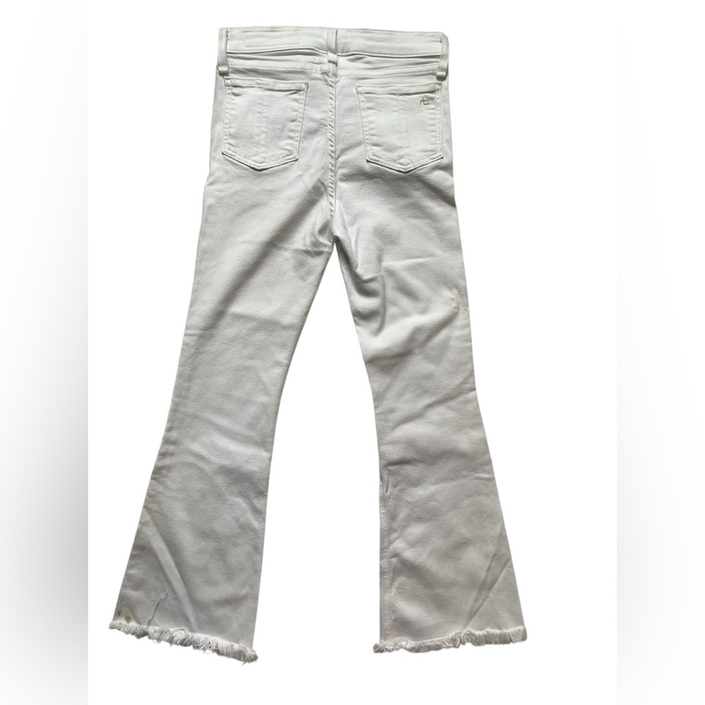rag & bone White Flare Pants Size 26 - Picture 13 of 15